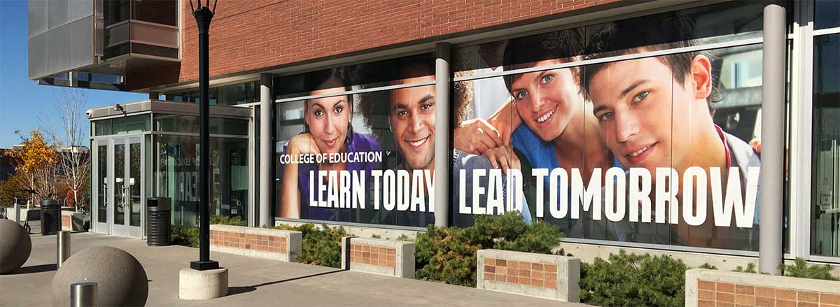 University of Utah College of Education Window